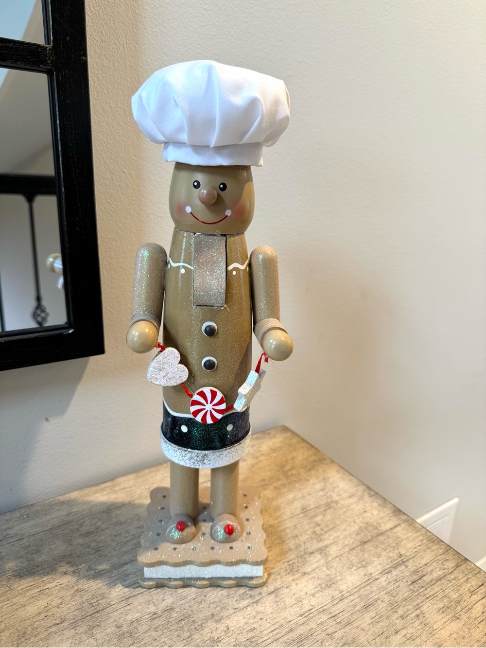 Nutcracker Baker Chef Gingerbread figure Holiday Christmas home decor adorable!